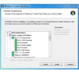 Windows 7 Codecs